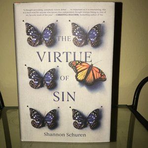 The Virtue of Sin By Shannon Schuren Hardcover Novel